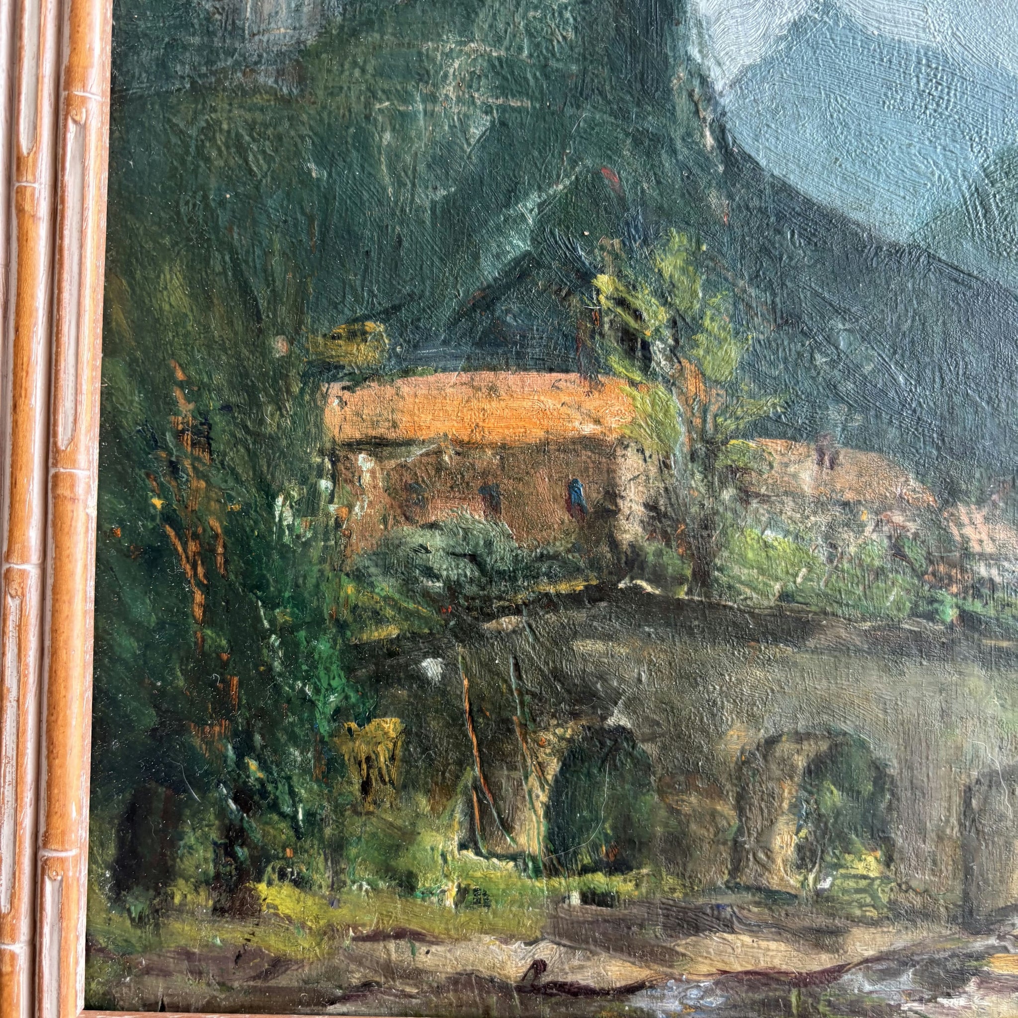 Detailed Landscape Oil Painting 