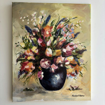 Timeless Floral Still Life Oil Painting "Floral Vase" Traditional Artwork Holland Art Shop