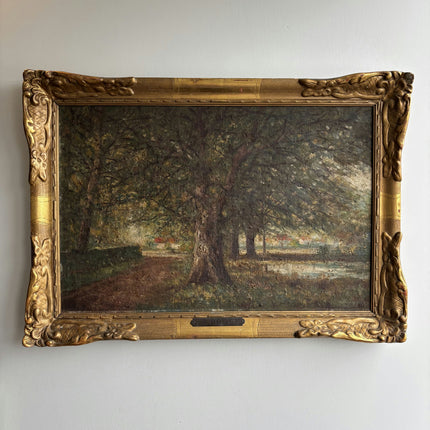 Classic Landscape Oil Painting "Gilded Frame" Expressive Artwork Holland Art Shop