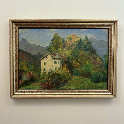 Refined Landscape Oil Painting "Country House" Traditional Art Holland Art Shop