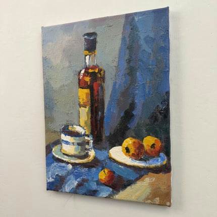 Vintage Still Life Oil Painting "Wine Bottle" Classic Art Holland Art Shop