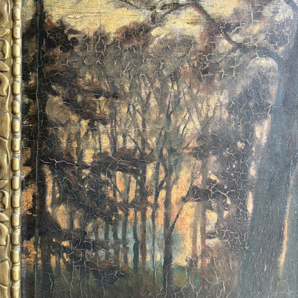 1928 Landscape Oil Painting "Tall Tree" Art Holland Art Shop