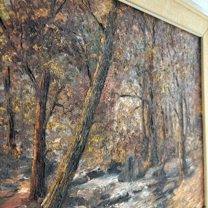Classic Landscape Oil Painting "Autumn Trees" Expressive Artwork Holland Art Shop