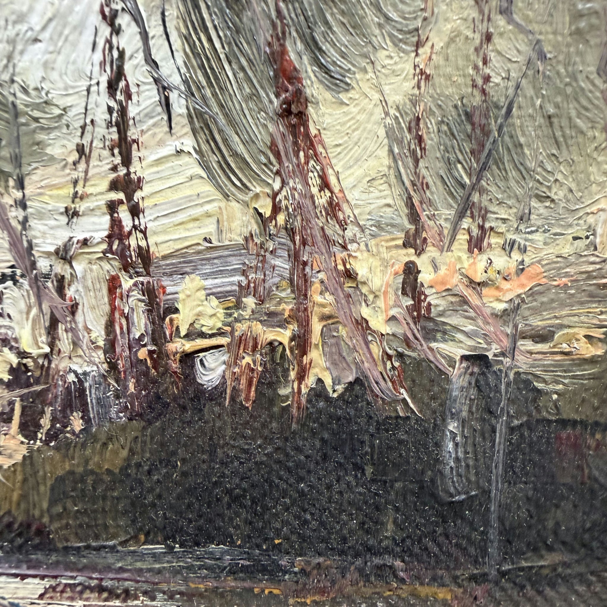 Expressive Seascape Oil Painting 