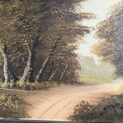Figurative Oil Painting Landscape "Rustic Bridge" Traditional Large Art