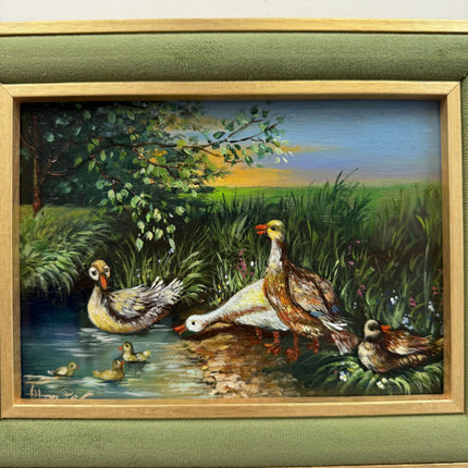Handcrafted Animals Oil Painting "Framed Painting" Refined Small Artwork Holland Art Shop