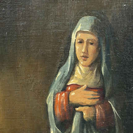 Original Still Life Oil Painting "Praying Woman" Handcrafted Artwork Holland Art Shop