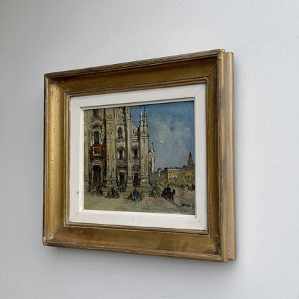 Refined Cityscape Oil Painting "Framed Painting" Timeless Small Artwork Holland Art Shop