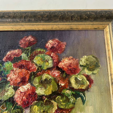 Refined Floral Still Life Oil Painting "Flower Vase" Original Small Artwork Holland Art Shop