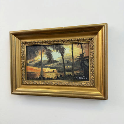 Traditional Landscape Oil Painting "Gilded Frame" Original Art Holland Art Shop