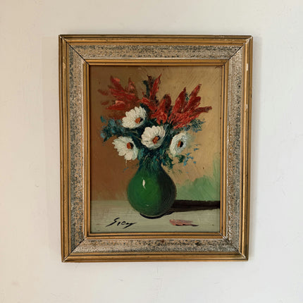 Fine Oil Painting Flowery Still Life "Floral Arrangement" Figurative Small Art Holland Art Shop