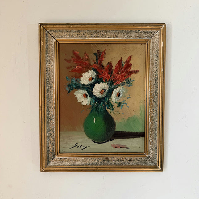 Fine Oil Painting Flowery Still Life "Floral Arrangement" Figurative Small Art Holland Art Shop