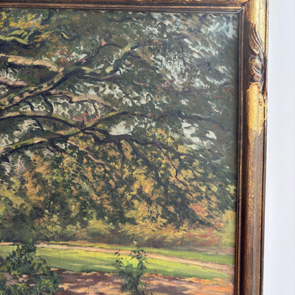 Timeless Landscape Oil Painting "Old Oak" Vintage Large Artwork Holland Art Shop
