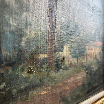 Classic Landscape Oil Painting "Gilded Frame" Timeless Small Art Holland Art Shop
