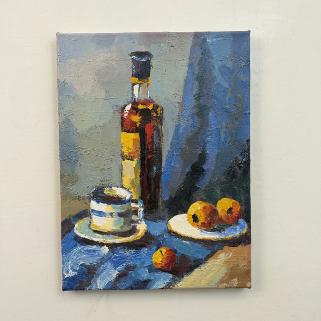 Vintage Still Life Oil Painting "Wine Bottle" Classic Art Holland Art Shop