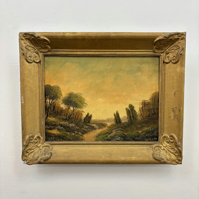 Authentic Landscape Oil Painting "Golden Frame" Traditional Art Holland Art Shop