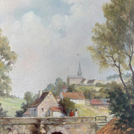 Original Landscape Oil Painting "Framed Painting" Expressive Art Holland Art Shop