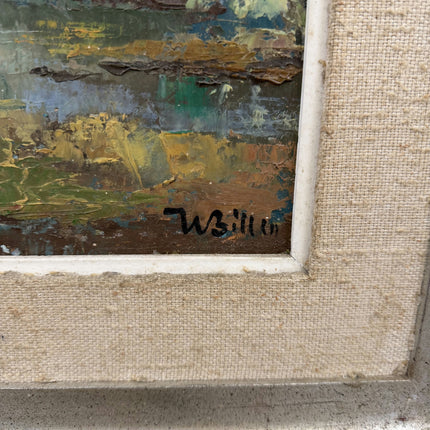 Authentic Landscape Oil Painting "Framed Painting" Rustic Art Holland Art Shop