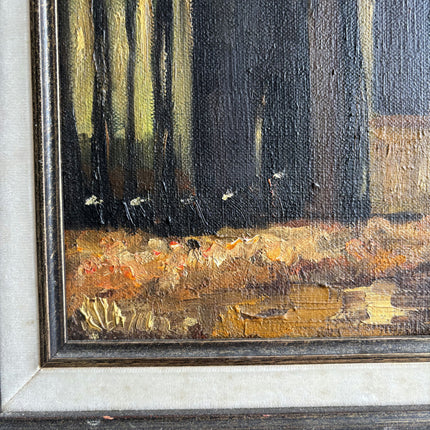 Timeless Landscape Oil Painting "Church Steeple" Original Art Holland Art Shop