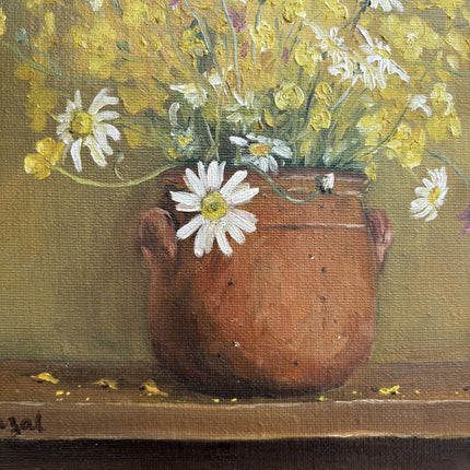 Classic Floral Still Life Oil Painting "Flowered Vase" Detailed Art Holland Art Shop