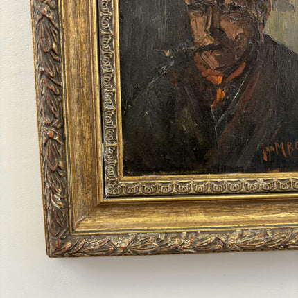 Refined Portrait Oil Painting "Old Man" Timeless Small Artwork Holland Art Shop