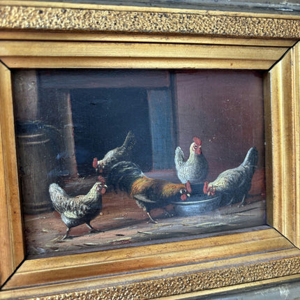 Timeless Animals Oil Painting "Gilded Frame" Refined Small Art Holland Art Shop