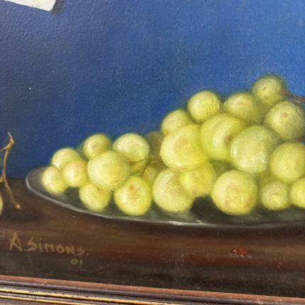 Authentic Still Life Oil Painting "Wooden Frame" Traditional Small Artwork Holland Art Shop