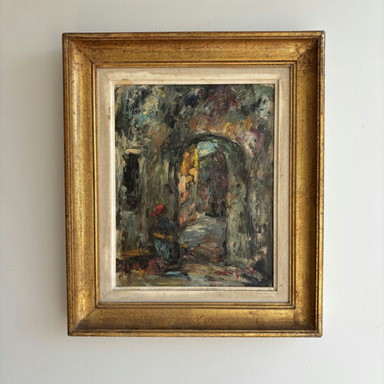 Authentic Cityscape Oil Painting "Gilded Frame" Classic Art Holland Art Shop