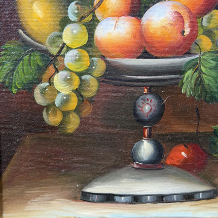 Authentic Still Life Oil Painting "Fruit Bowl" Traditional Artwork Holland Art Shop
