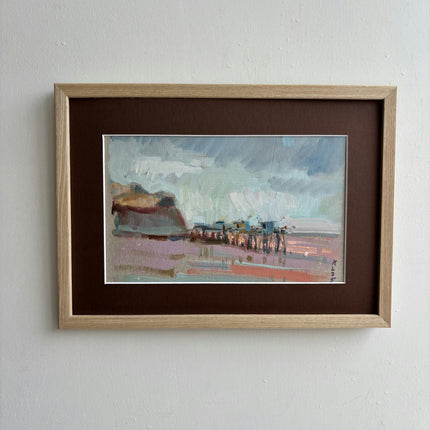 Authentic Landscape Oil Painting "Framed Painting" Detailed Small Artwork Holland Art Shop