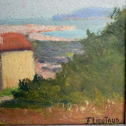 Rustic Landscape Oil Painting "Tall Cypress" Classic Small Art Holland Art Shop