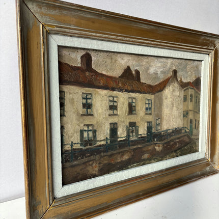 Traditional Cityscape Oil Painting "Framed Painting" Original Artwork Holland Art Shop