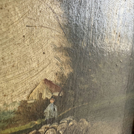 Classic Landscape Oil Painting "Gilded Frame" Expressive Small Artwork Holland Art Shop