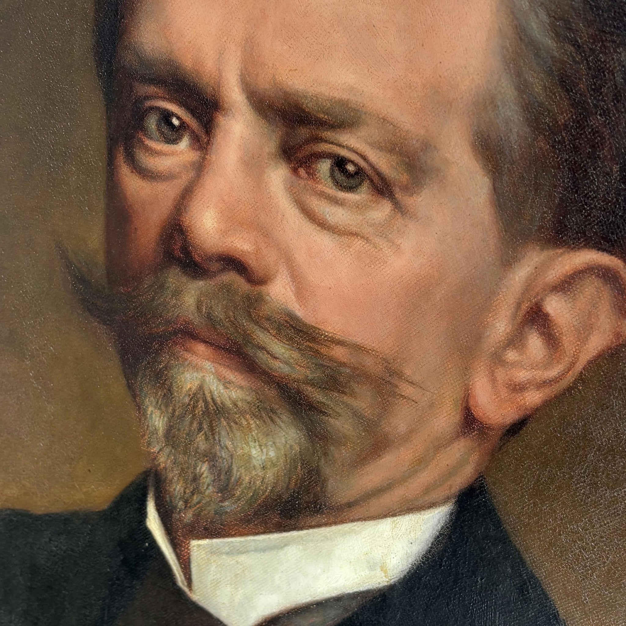 1893 Antique Portrait Oil Paintings 