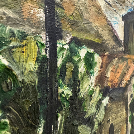 Classic Landscape Oil Painting "Bell Tower" Elegant Artwork Holland Art Shop