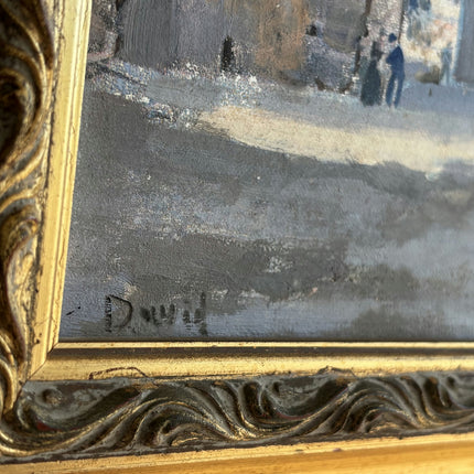 Classic Cityscape Oil Painting "Horse Cart" Timeless Small Art Holland Art Shop