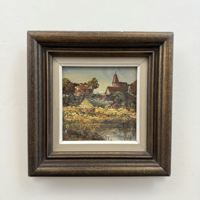 Elegant Still Life Oil Painting "Worn Pictureframe" Timeless Small Art Holland Art Shop