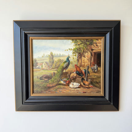 Timeless Animals Oil Painting "Peacock Bird" Expressive Art Holland Art Shop