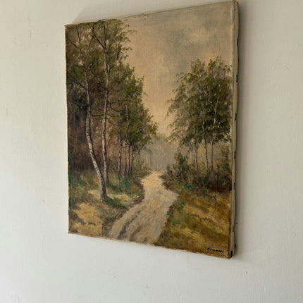 Authentic Landscape Oil Painting "Dirt Path" Classic Art Holland Art Shop