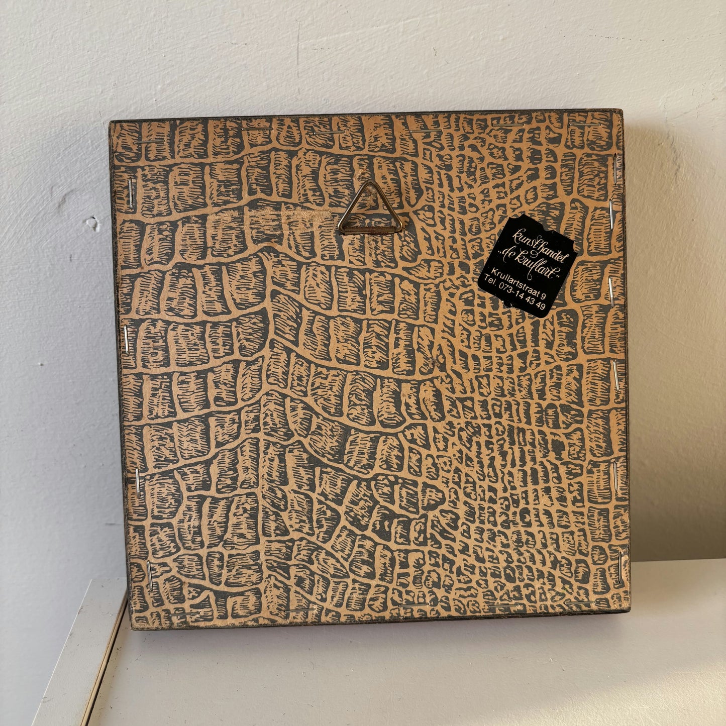 Intriguing Oil Painting "Stone Bridge" Original Small Art