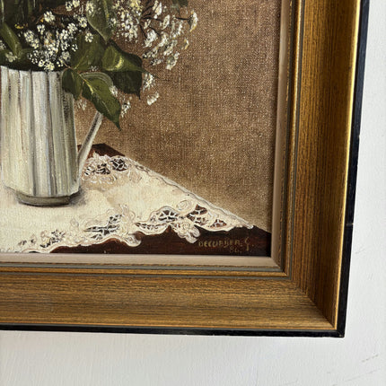 Authentic Floral Still Life Oil Painting "Painted Bouquet" Detailed Art Holland Art Shop