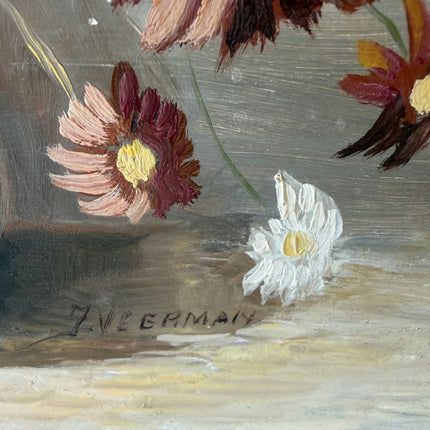 Classic Still Life Oil Painting "Flower Bowl" Timeless Small Artwork Holland Art Shop