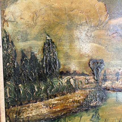 Original Landscape Oil Painting "Gilded Frame" Timeless Artwork Holland Art Shop