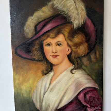 Traditional Portrait Oil Painting "Young Woman" Refined Artwork Holland Art Shop