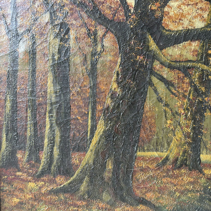 Detailed Landscape Oil Painting "Autumn Trees" Expressive Large Art Holland Art Shop
