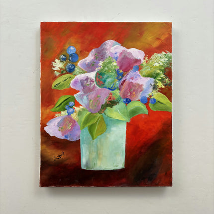 Authentic Floral Still Life Oil Painting "Floral Bouquet" Timeless Art Holland Art Shop