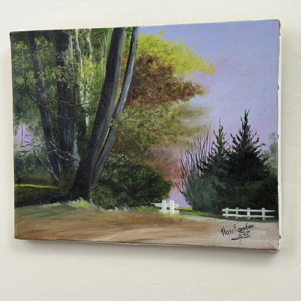Detailed Landscape Oil Painting "Big Tree" Classic Small Art Holland Art Shop