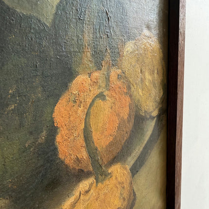 Vintage Floral Still Life Oil Painting "Yellow Bouquet" Authentic Art Holland Art Shop