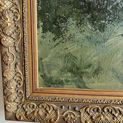 Timeless Farm Oil Painting "Ornate Frame" Detailed Large Art Holland Art Shop