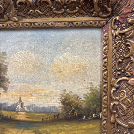 Classic Landscape Oil Painting "Country Cottage" Elegant Dutch Artwork Holland Art Shop